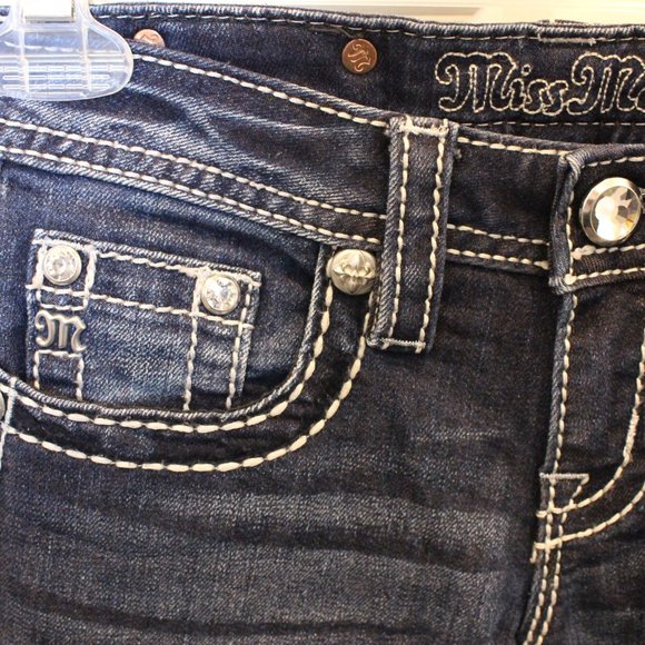 Girls Miss Me Bootcut Jeans Style JK5563B3 - Picture 2 of 5